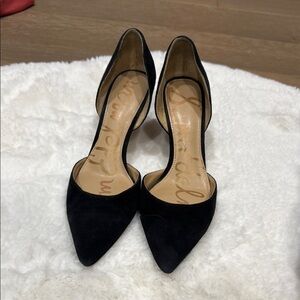 Sam Edelman Black Suede Women's Pumps